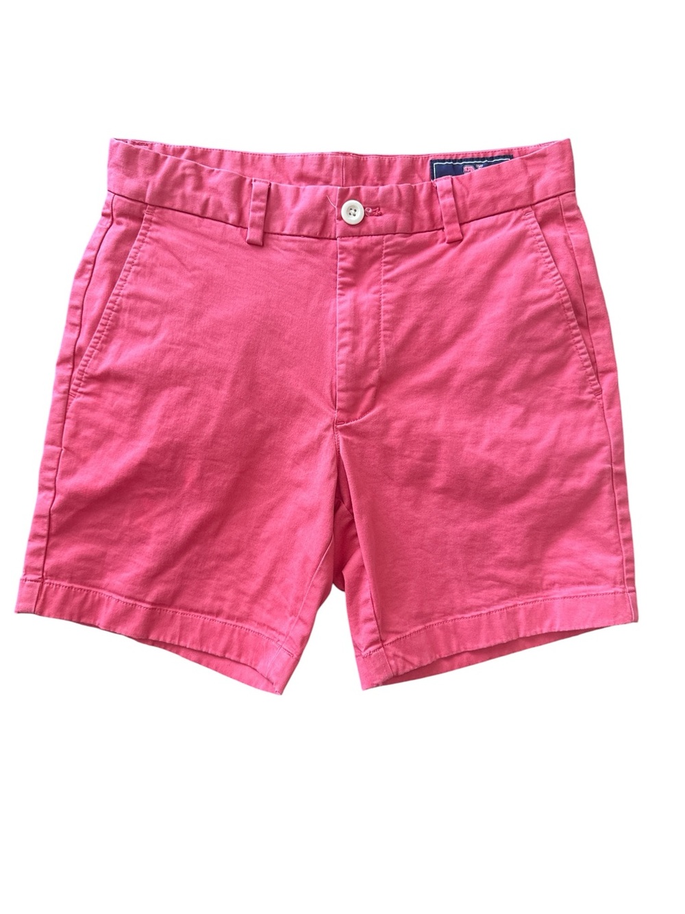 Vineyard Vines The Breaker 6” Short Flat Front Chino Strawberry Pink Men Size 28